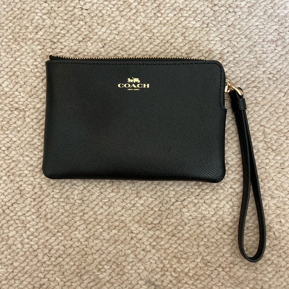 Black Coach Wristlet